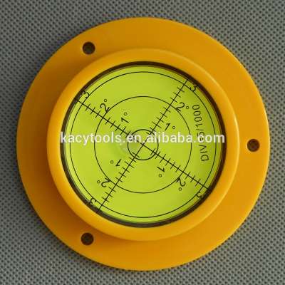 High quality plastic multi-function round bubble levels For mounting spirit level